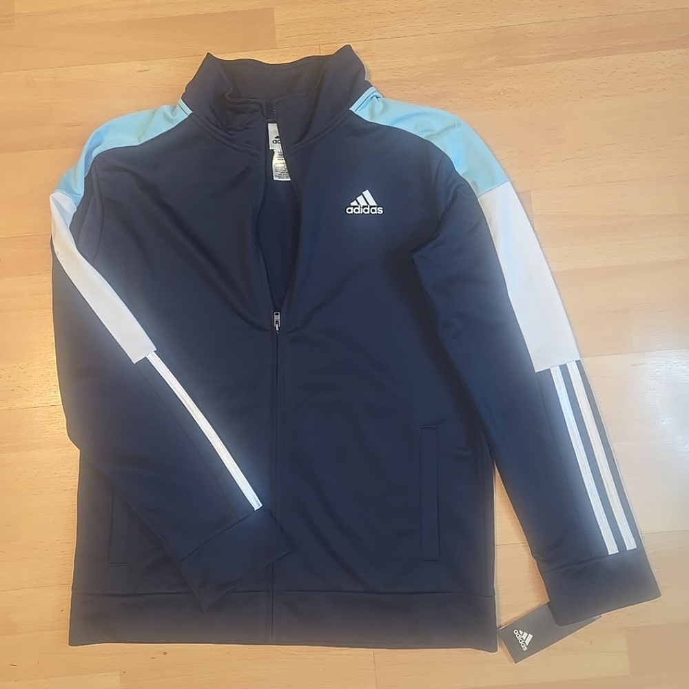 Adidas Navy Blue Track Jacket